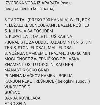 Kamp Kucica Trokrevetna Campingplads Crnca